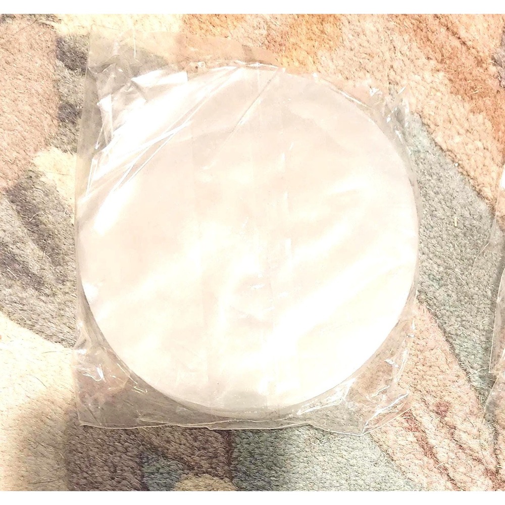 Satin Spar Selenite Charging Station Flat Circular Crystal Cleaning,Liquid Light